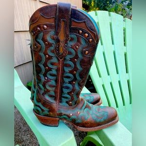 Justin Womens Brown Faxon Boots L4360